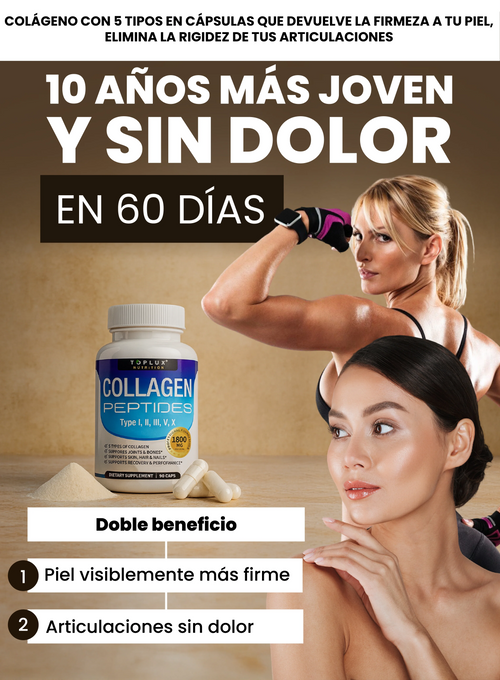 Collagen Peptides Toplux | Rejuvenece en tiempo record